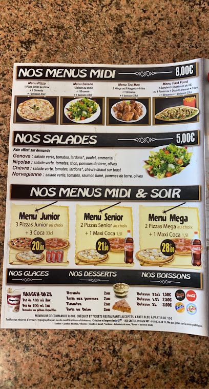 Pizzas à emporter Étampes