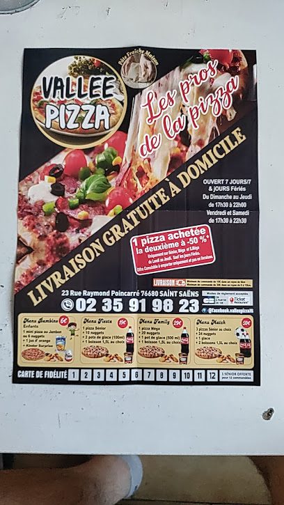 Livraison de pizzas Saint-Saëns